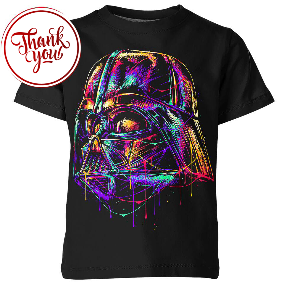 Colorful Villain Darth Vader 3D Print Unisex T-Shirt