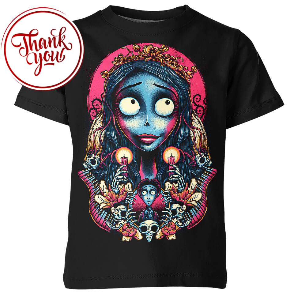 A Beautiful Afterlife Corpse Bride Cartoon 3D Print Unisex T-Shirt