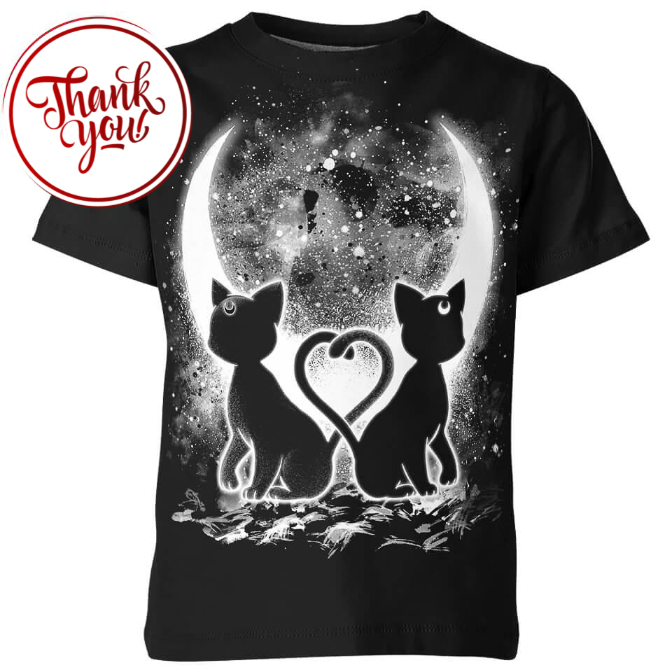 MoonCats Sailor Moon 3D Print Unisex T-Shirt