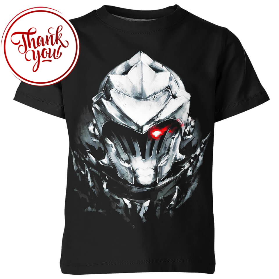 Goblin Slayer Helmet Anime 3D Print Unisex T-Shirt