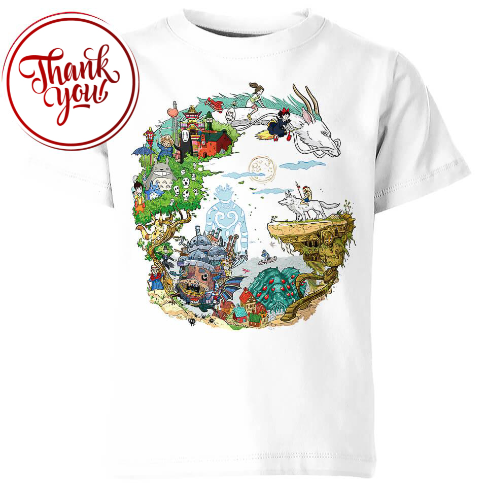 Tribute To Studio Ghibli 3D Print Unisex T-Shirt