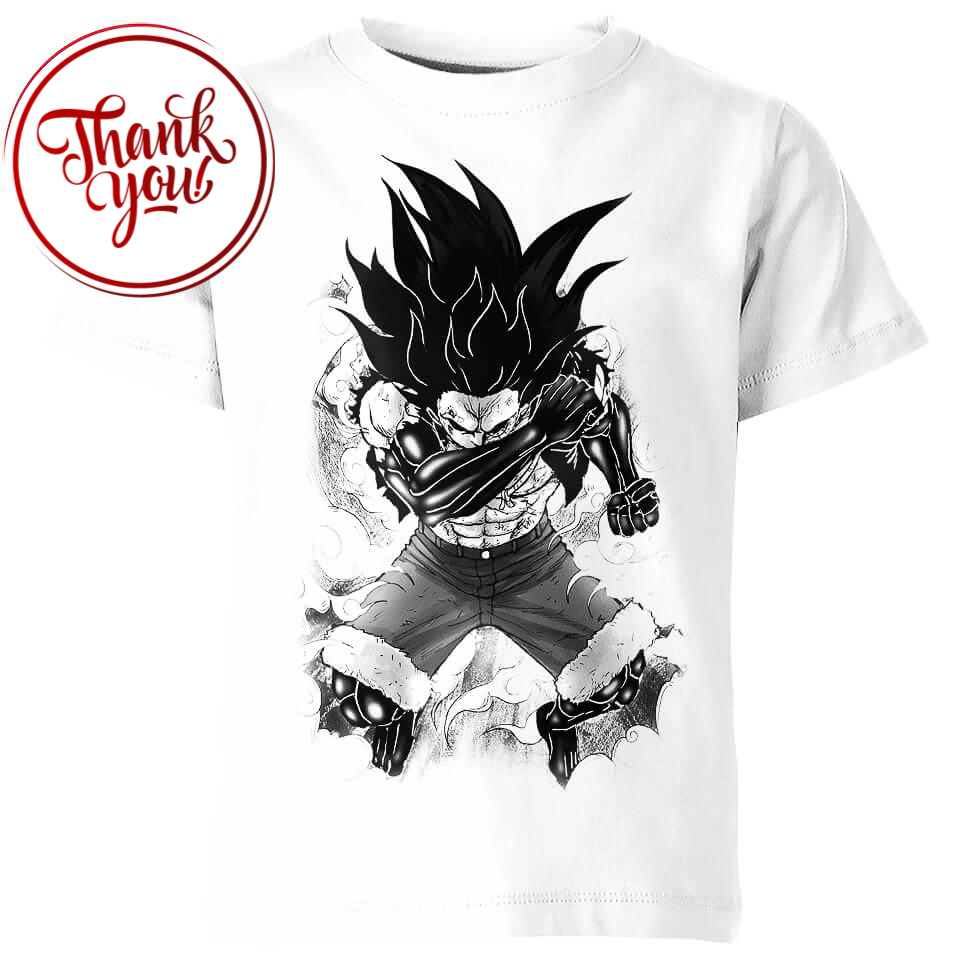 Gear 4 Black - Luffy 3D Print Unisex T-Shirt