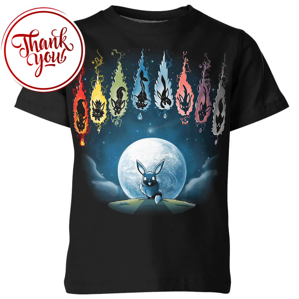 Evolutions of Eevee 3D Print Unisex T-Shirt