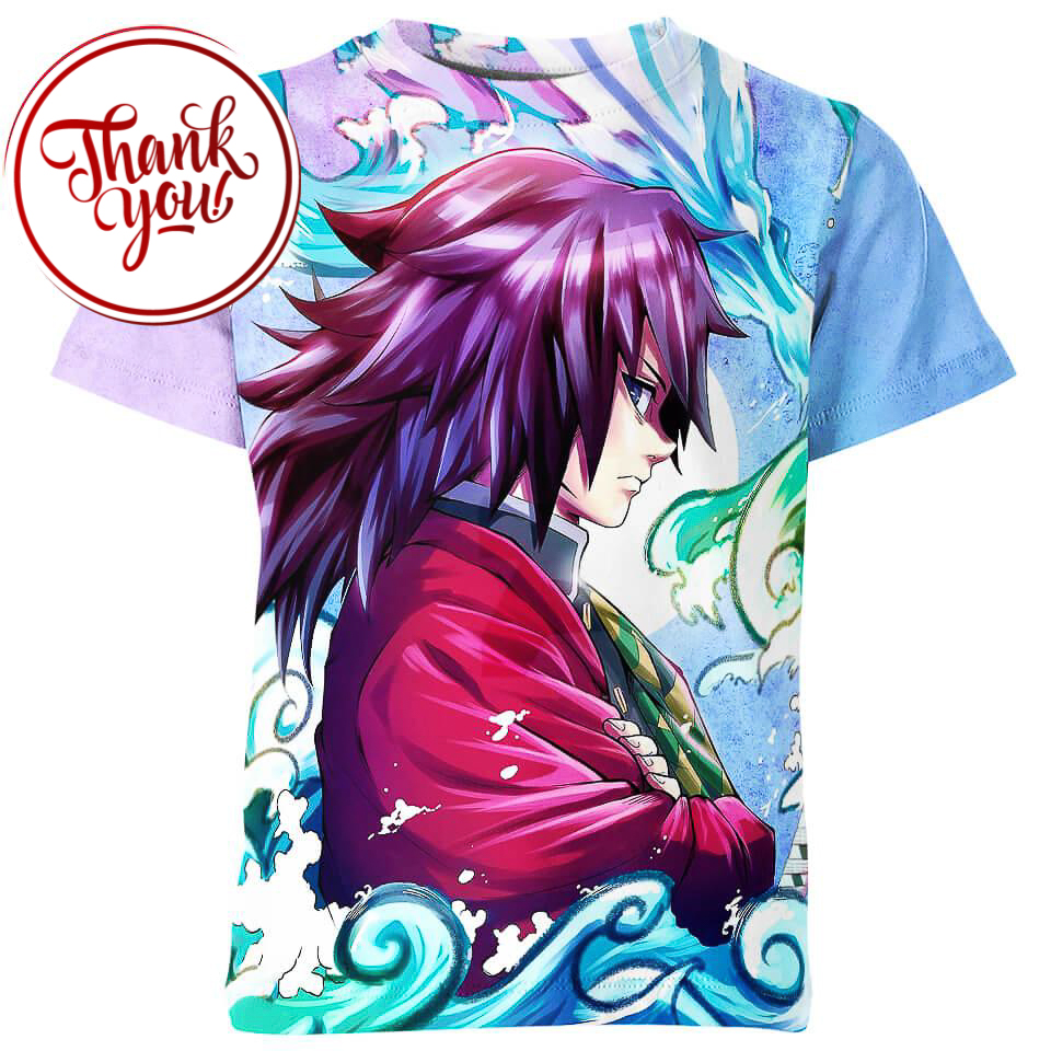 The Upper Moon Three - Giyu Tomioka 3D Print Unisex T-Shirt