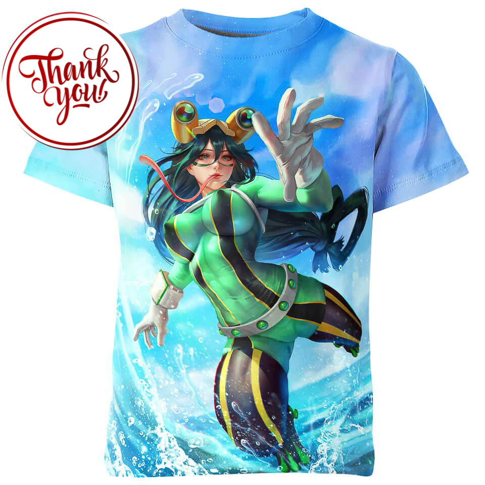 Sexy and Wetly Bouncy My Hero Academia 3D Print Unisex T-Shirt