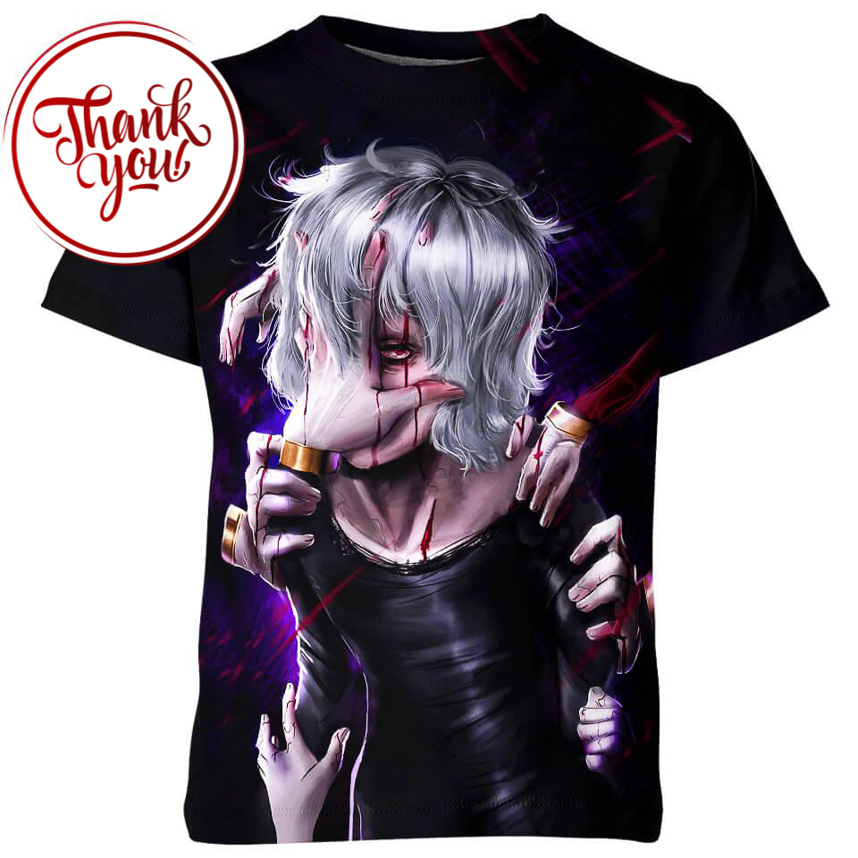 Tomura Shigaraki My Hero Academia 3D Print Unisex T-Shirt