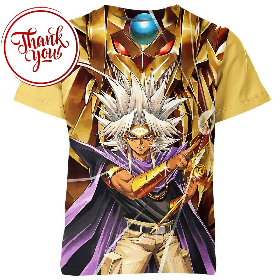 Yami Marik Ancient Gods Yugioh 3D Print Unisex T-Shirt