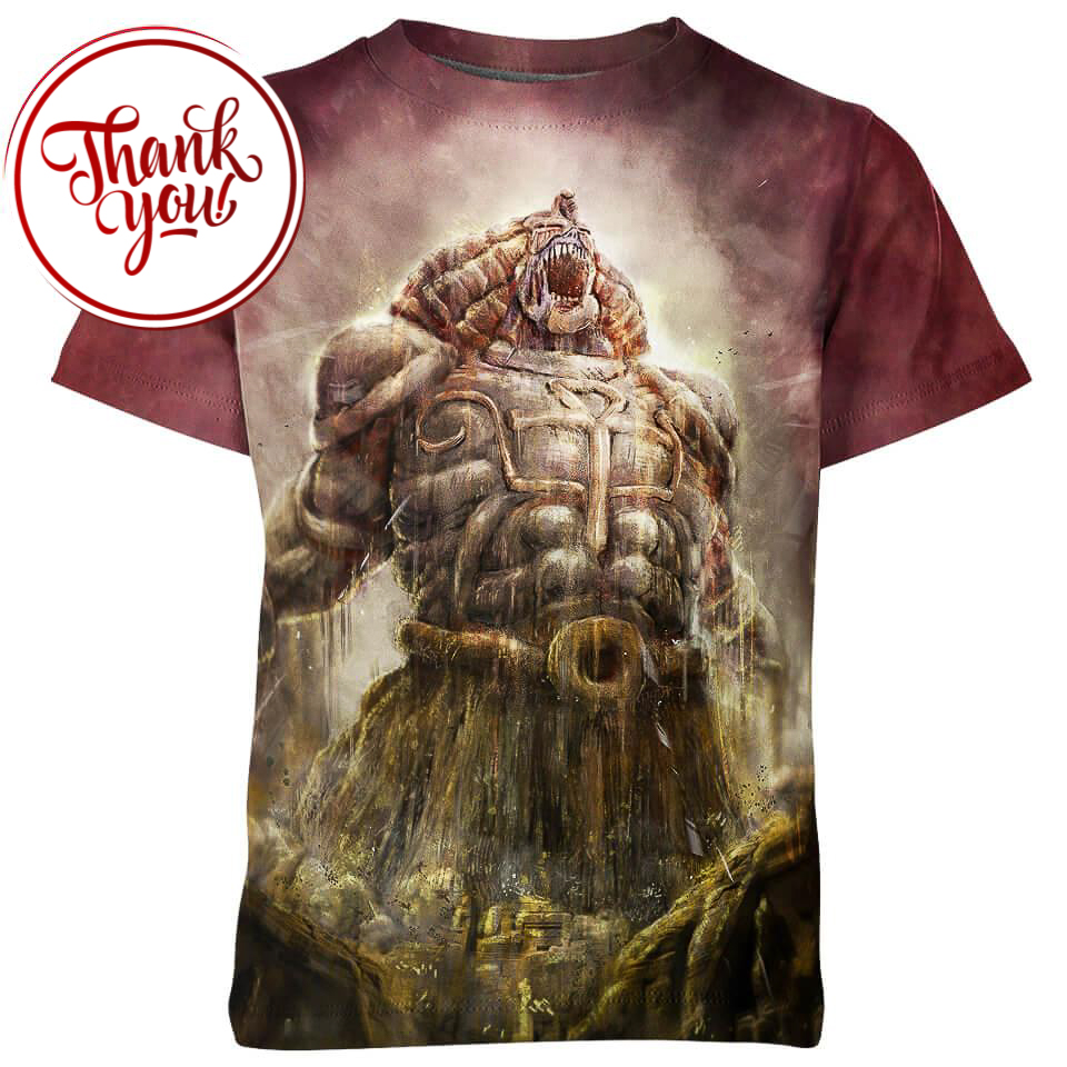 Exodia Yugioh 3D Print Unisex T-Shirt