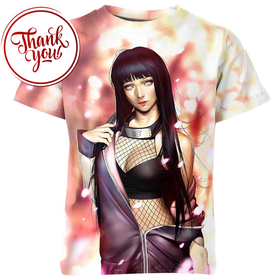 Maid Girl Hinata 3D Print Unisex T-Shirt