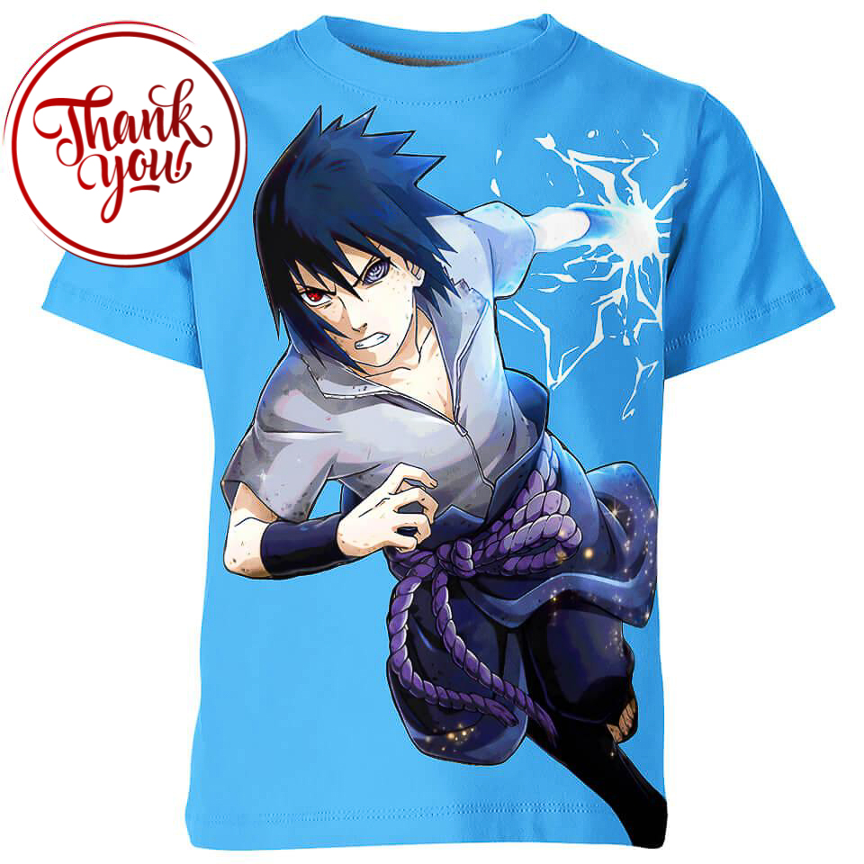 Strongest Chidori - Sasuke 3D Print Unisex T-Shirt