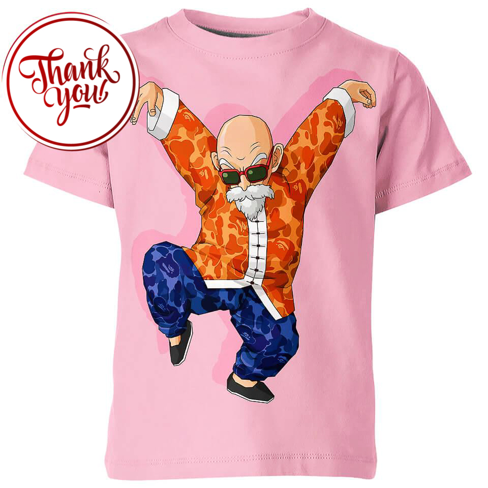 Master Roshi Bape 3D Print Unisex T-Shirt
