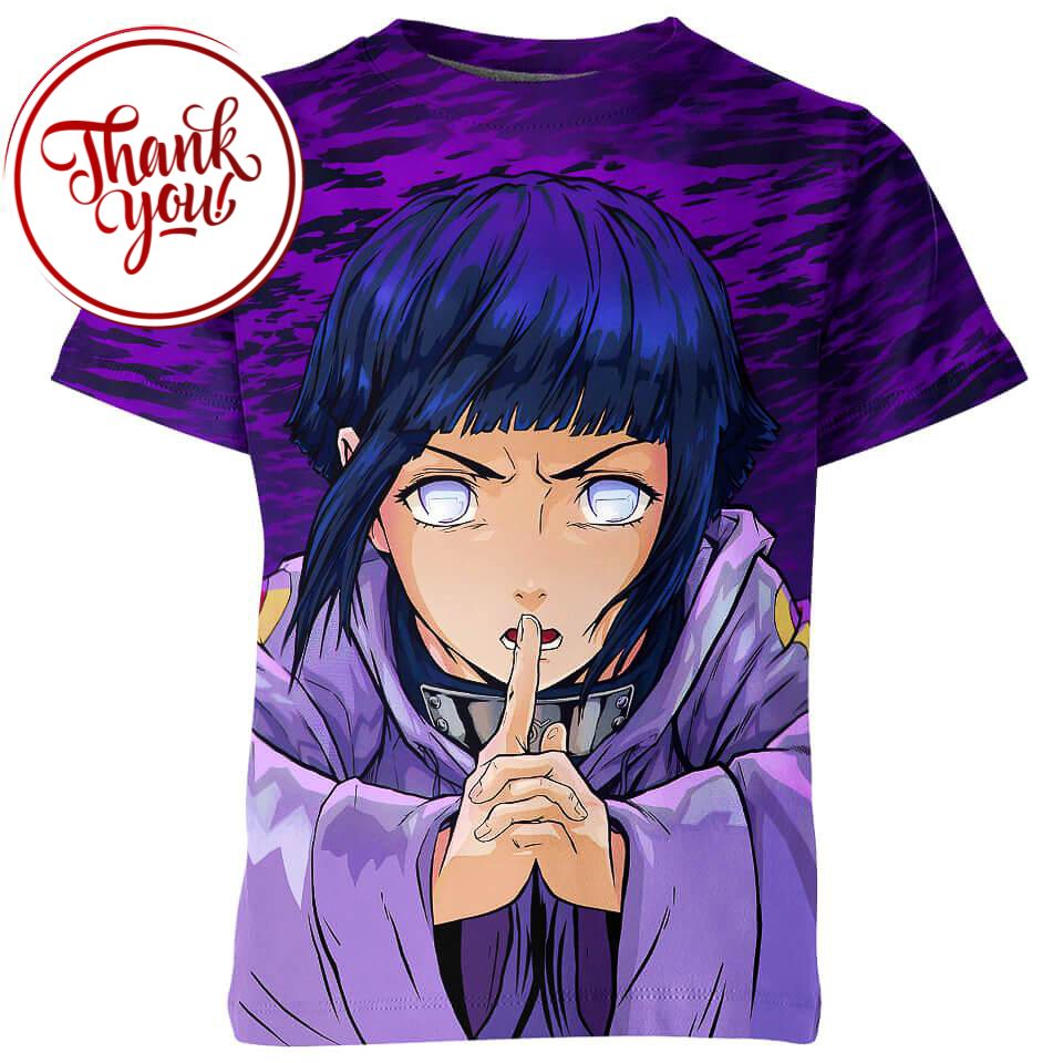 Hand Sign Jutsu Hinata 3D Print Unisex T-Shirt
