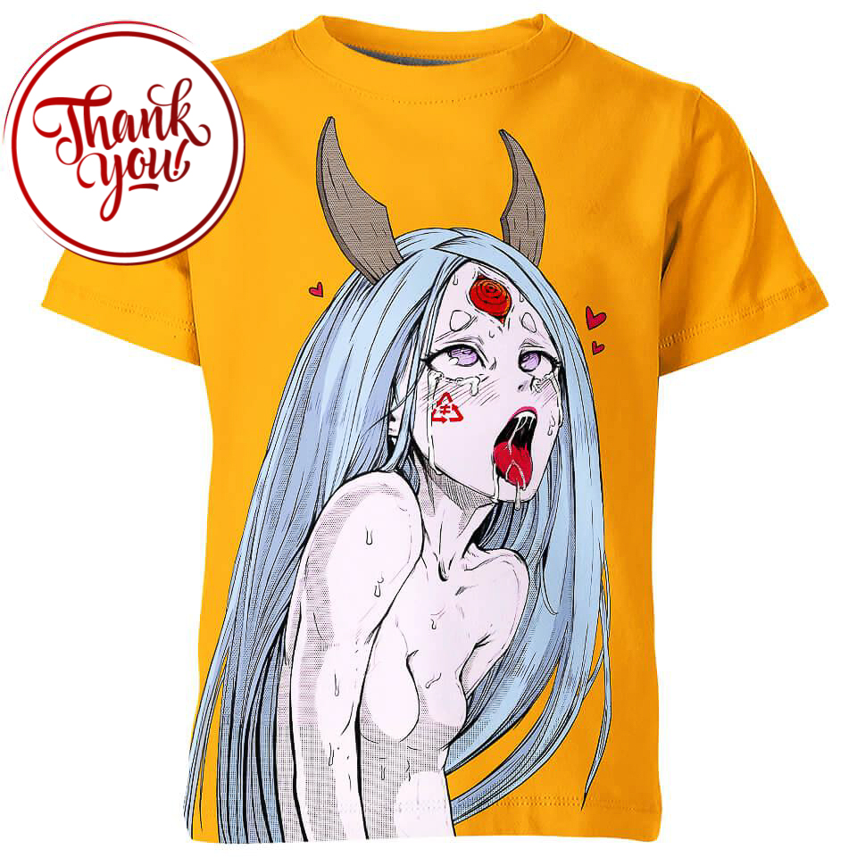 Kaguya Ahegao 3D Print Unisex T-Shirt