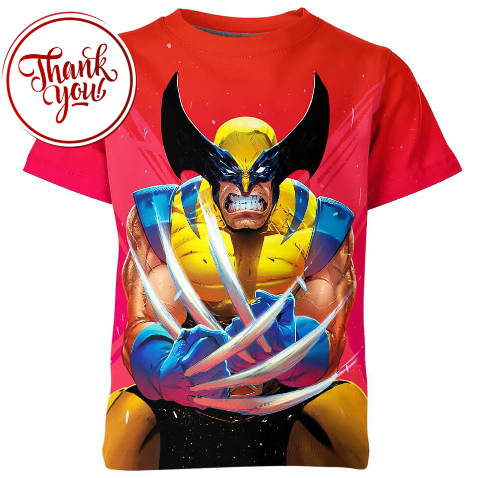 X Lives of Wolverine 3D Print Unisex T-Shirt