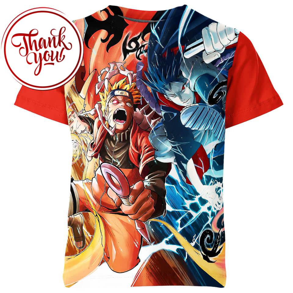 The Rival in Naruto 3D Print Unisex T-Shirt