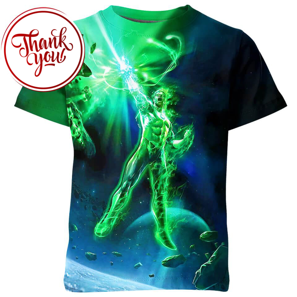 Green Lantern's Light DC 3D Print Unisex T-Shirt