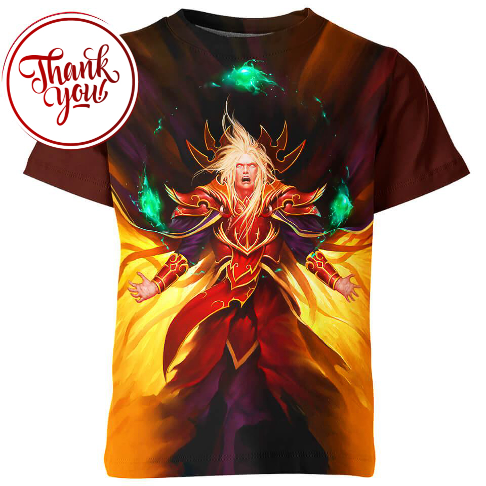 The Last of the Sunstrider Wow Game 3D Print Unisex T-Shirt