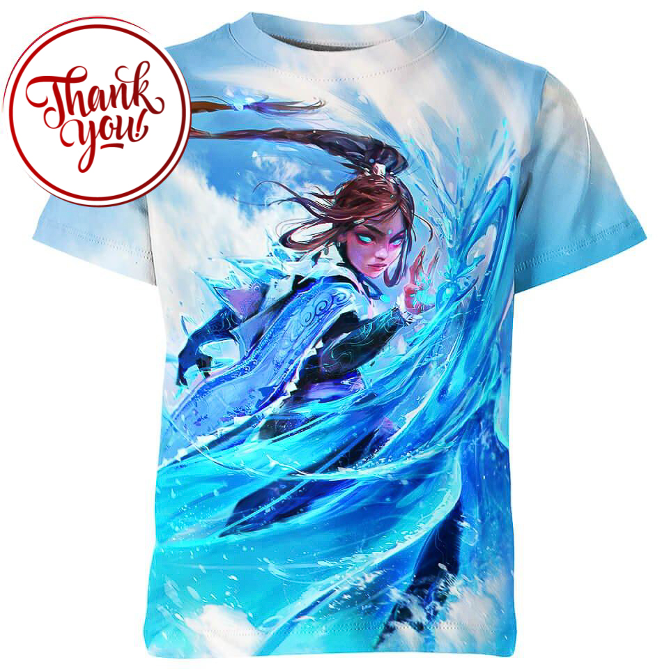Water Bender - Avatar 3D Print Unisex T-Shirt