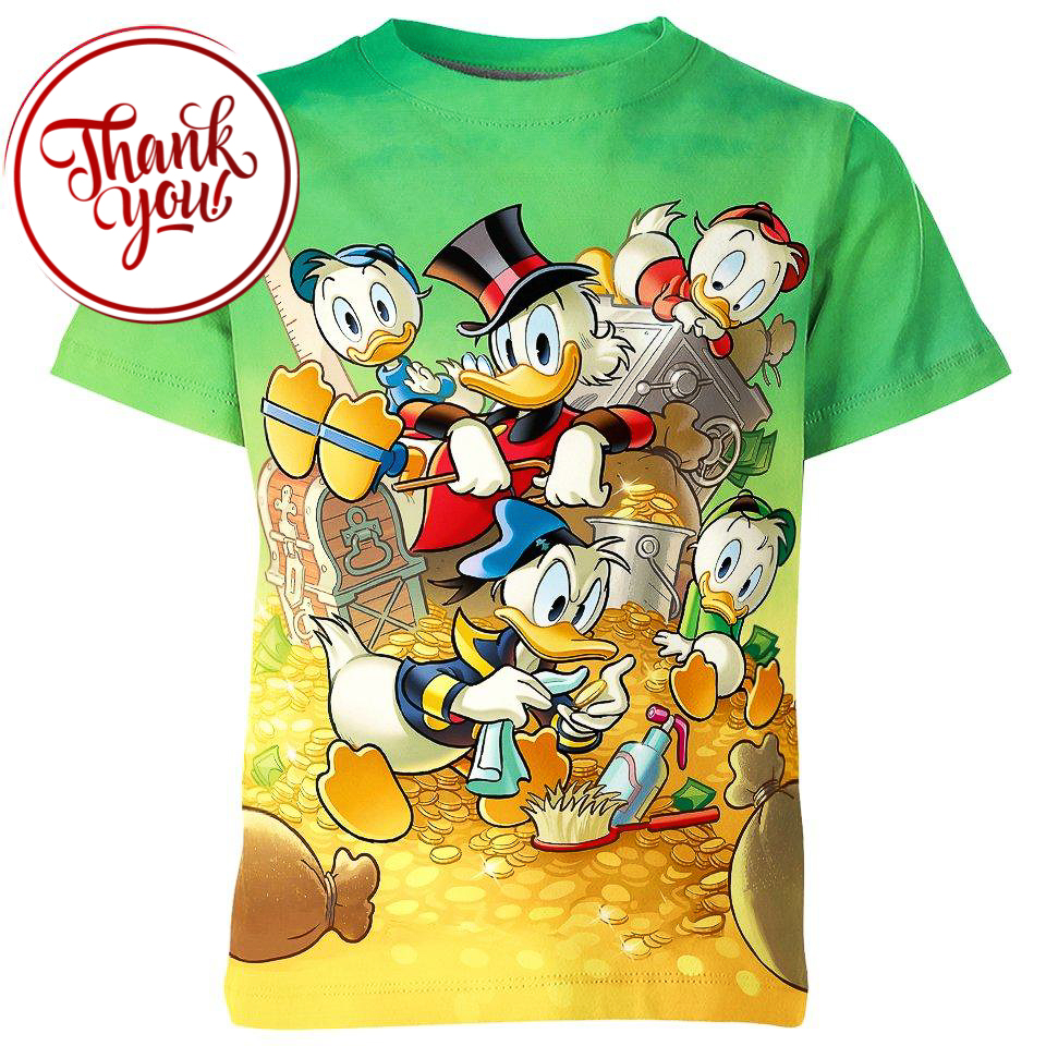 Wealthy Families - Donald Duck 3D Print Unisex T-Shirt