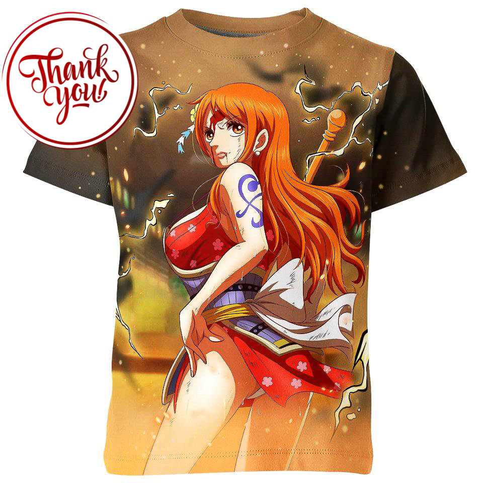 Sexy Goddess Nami One Piece 3D Print Unisex T-Shirt