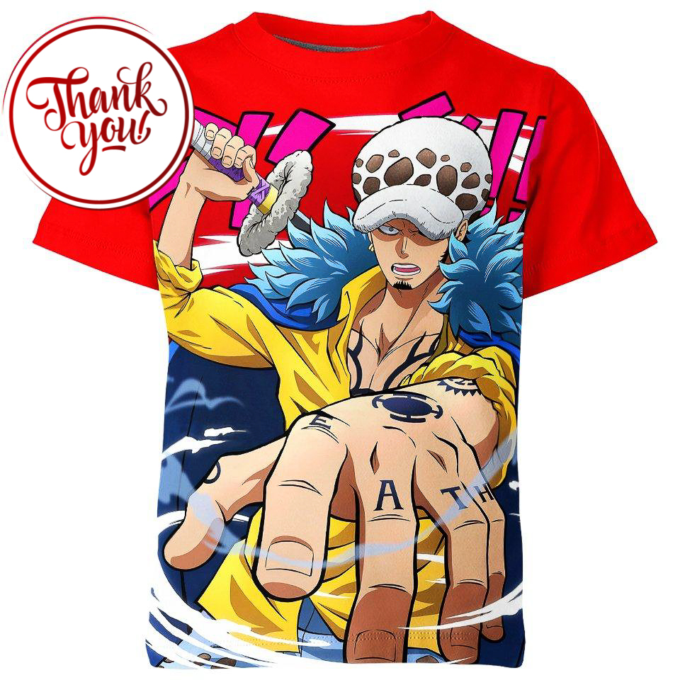 Romantic Trafalgar Law 3D Print Unisex T-Shirt