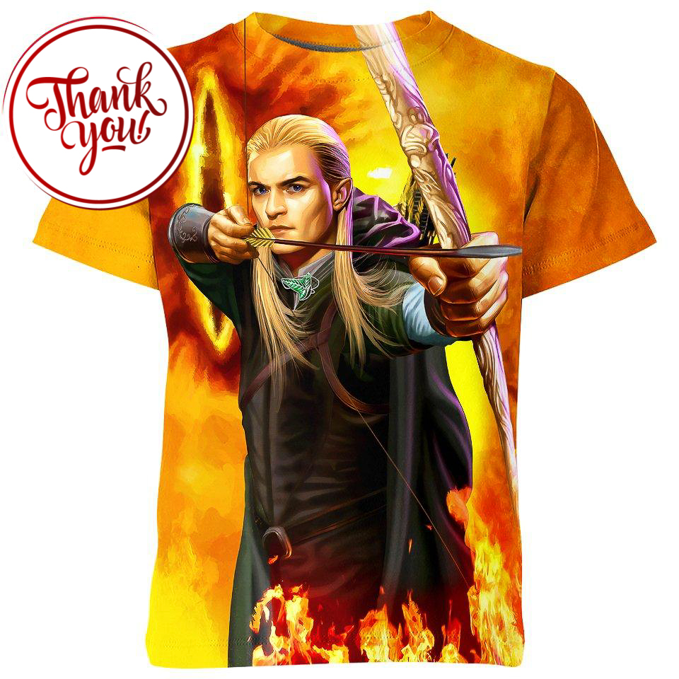 Legolas - Lord of the Rings 3D Print Unisex T-Shirt
