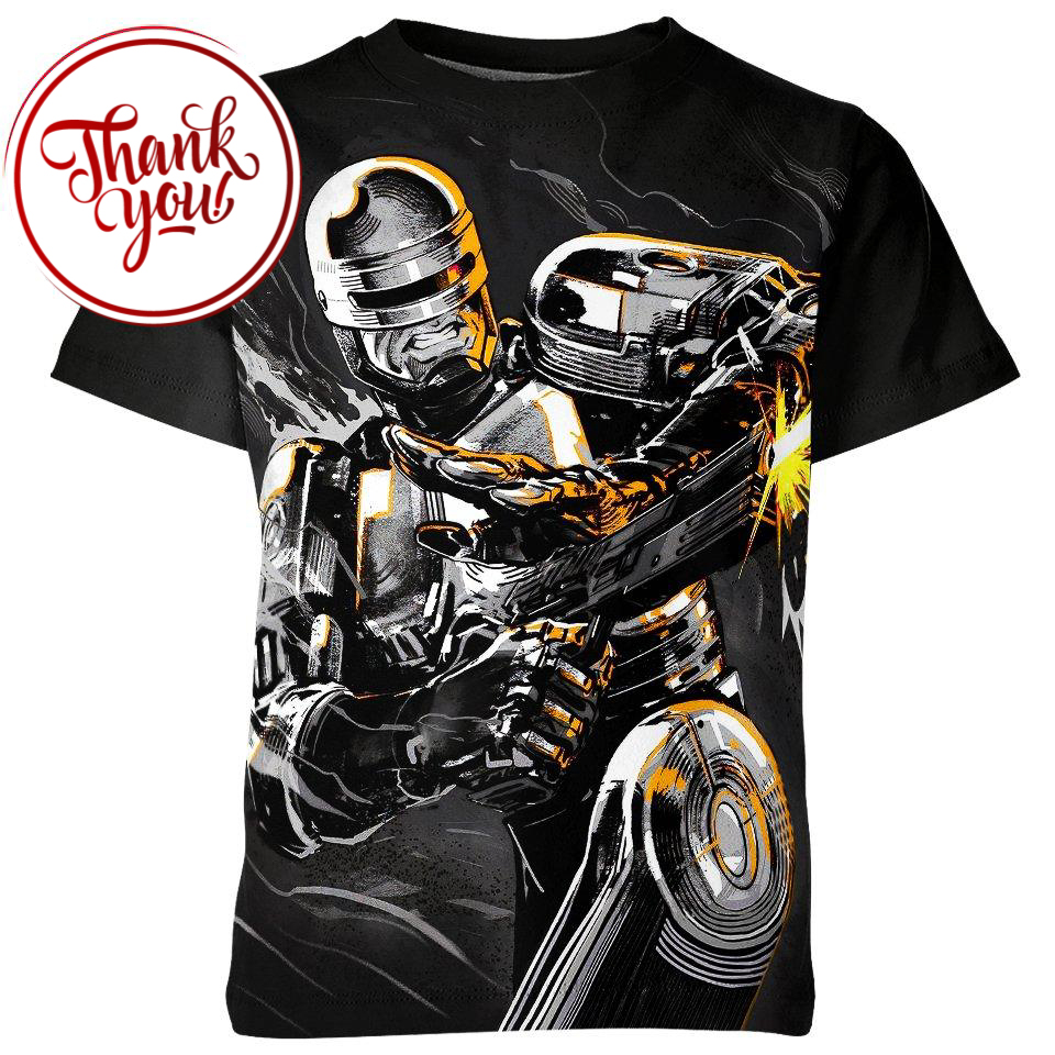 Robocop MK12 Movies 3D Print Unisex T-Shirt