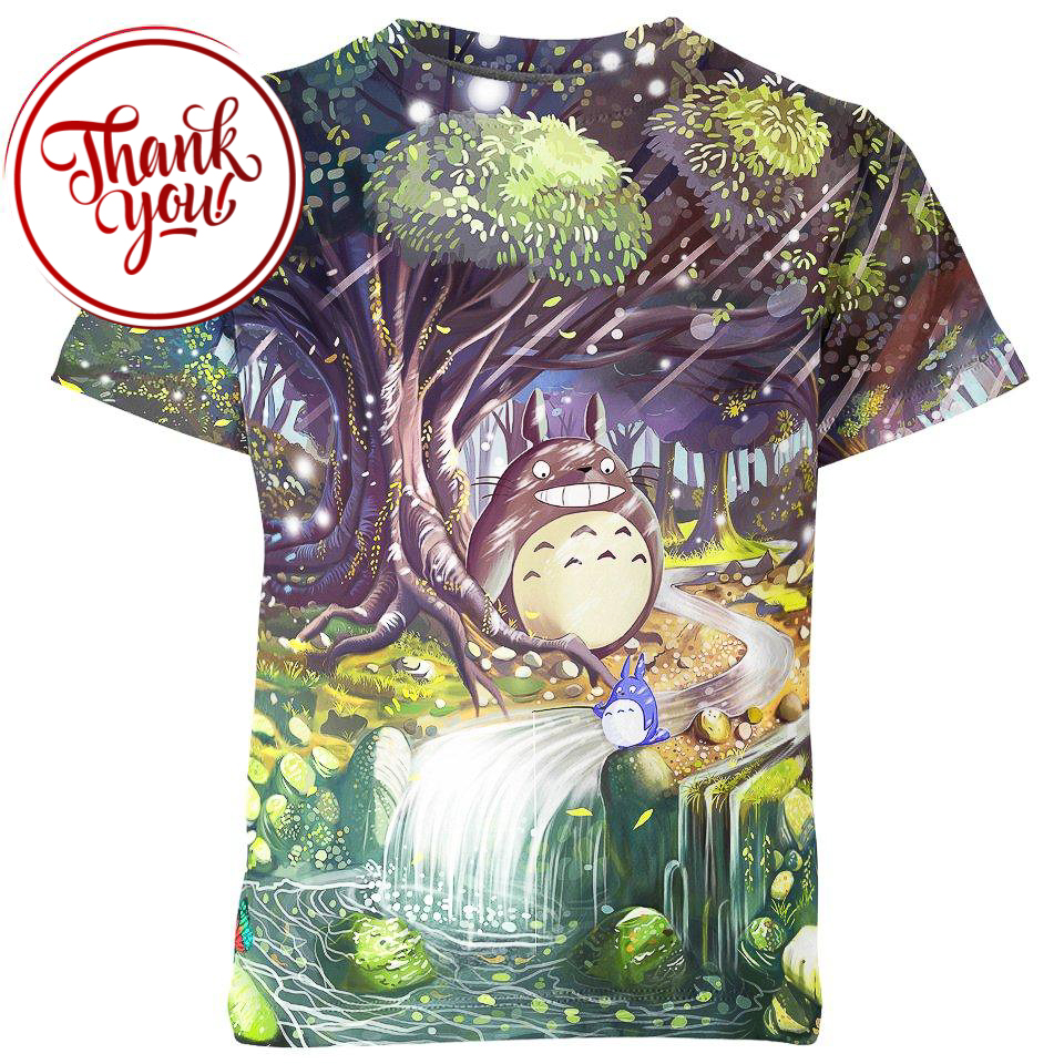 My Neighbor's Forest - Totoro 3D Print Unisex T-Shirt
