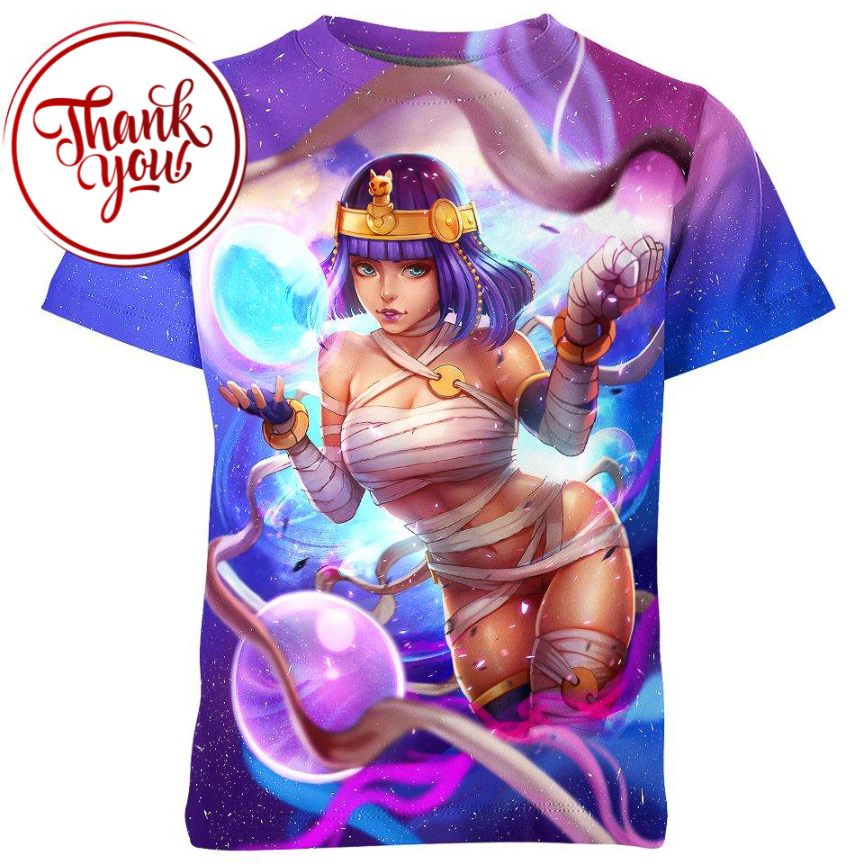 Menat - Street Fighter 3D Print Unisex T-Shirt