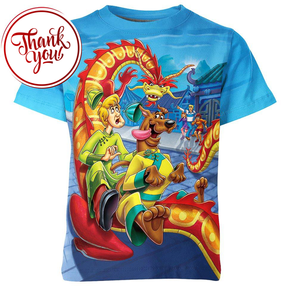 Monstrous Tail - Scooby Doo 3D Print Unisex T-Shirt