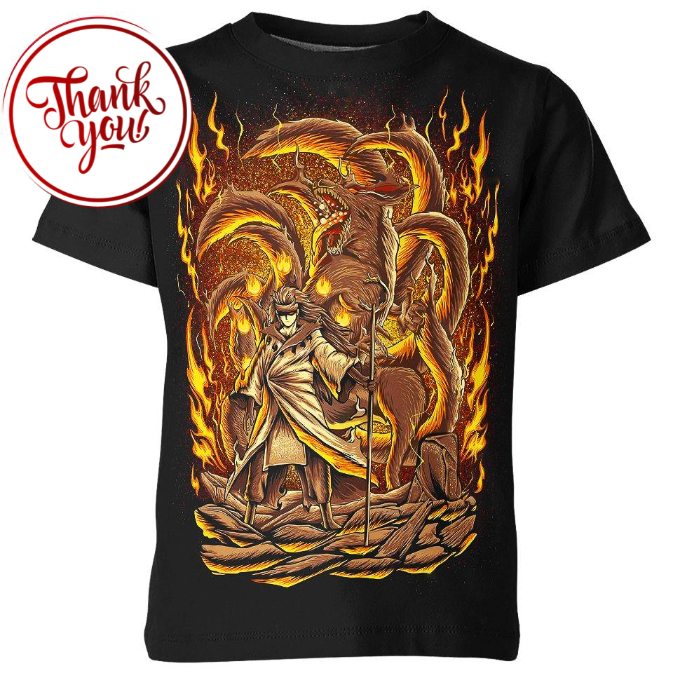 Madara and Kurama 3D Print Unisex T-Shirt