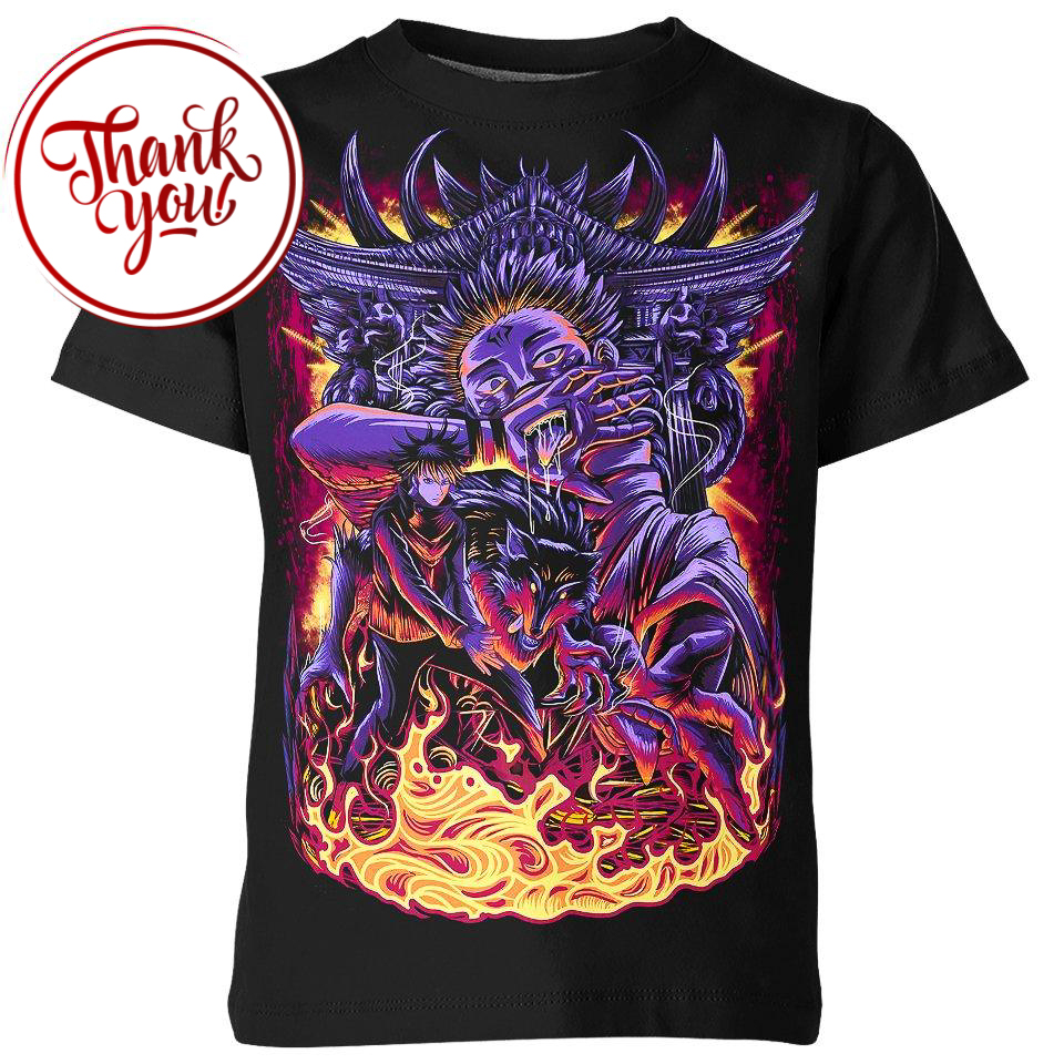 Megumi Fushiguro and Sukuna 3D Print Unisex T-Shirt