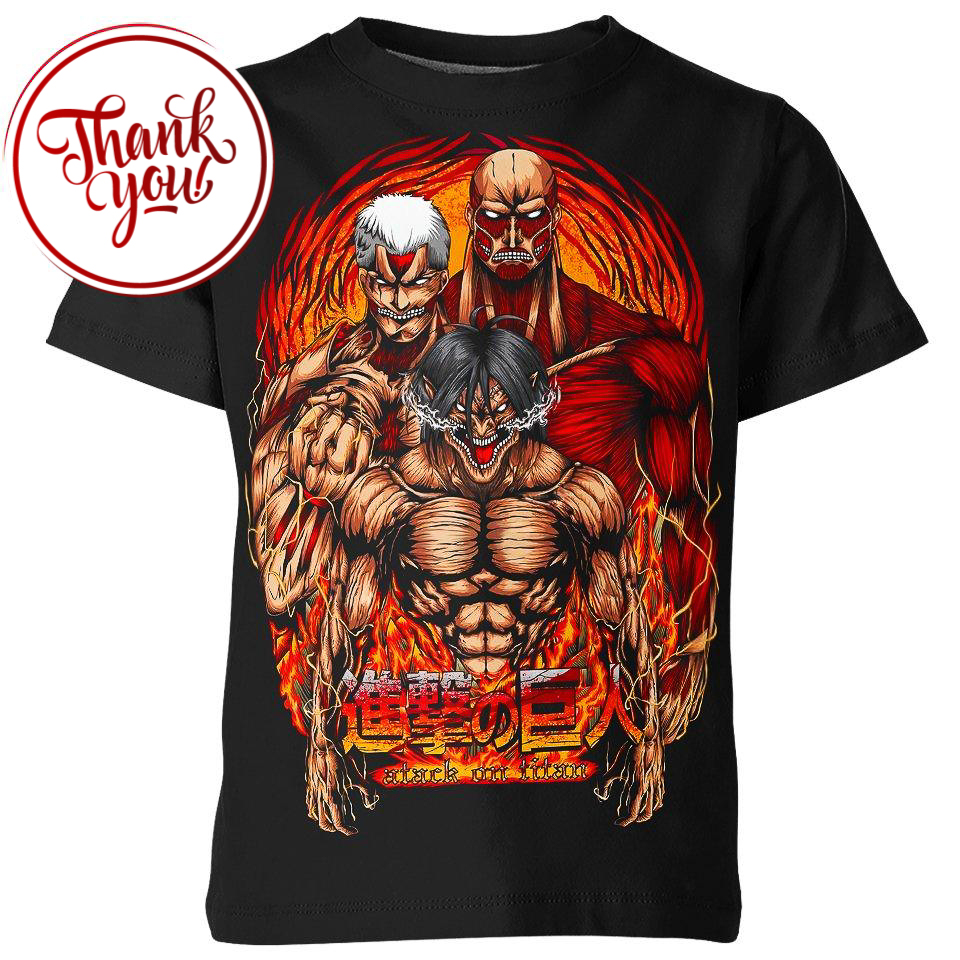 World Of Giants - Attack On Titan 3D Print Unisex T-Shirt