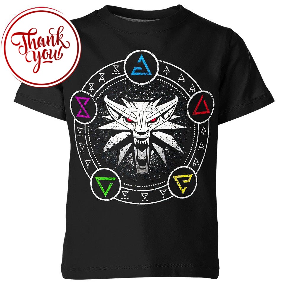 The Witcher Symbol - Game 3D Print Unisex T-Shirt