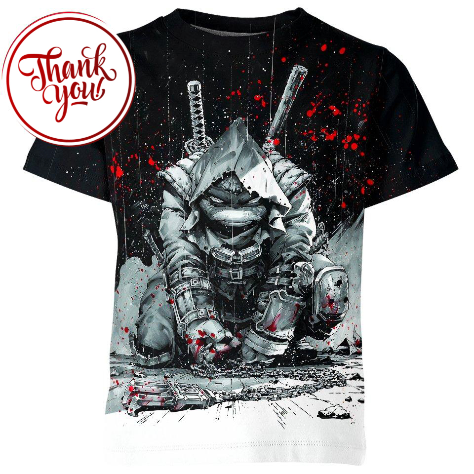 Michelangelo Monstrous Variation - Ninja Turtles 3D Print Unisex T-Shirt