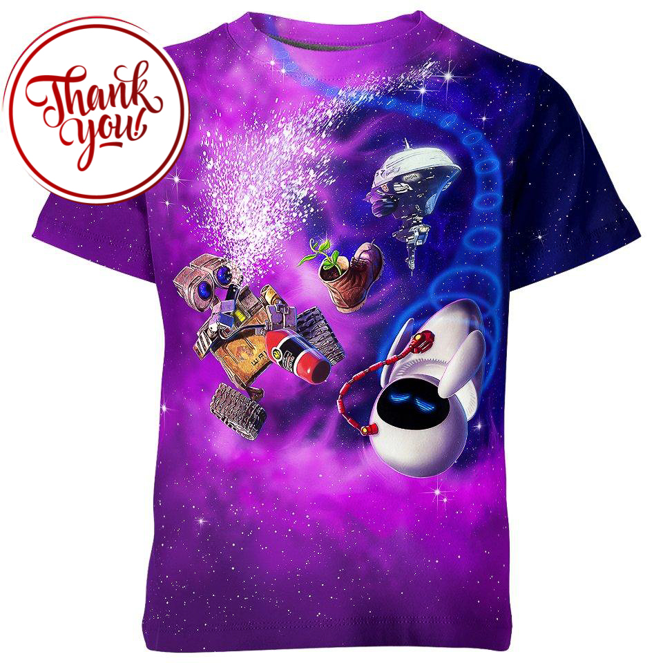 Wall-E Last Journey 3D Print Unisex T-Shirt