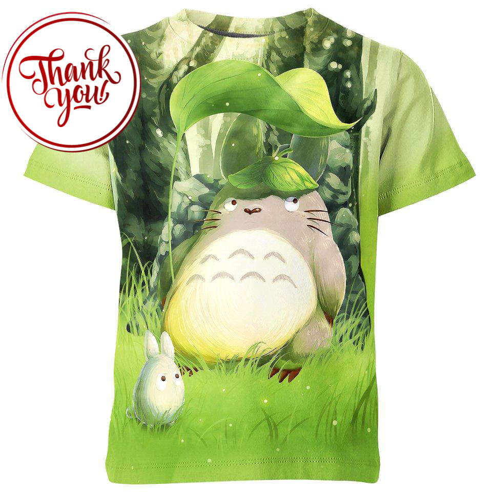 Adorable Totoro 3D Print Unisex T-Shirt