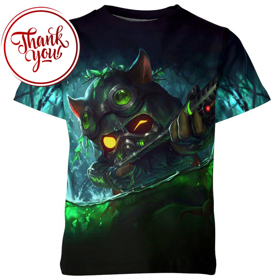 Omega Squad Teemo - League of Legends 3D Print Unisex T-Shirt