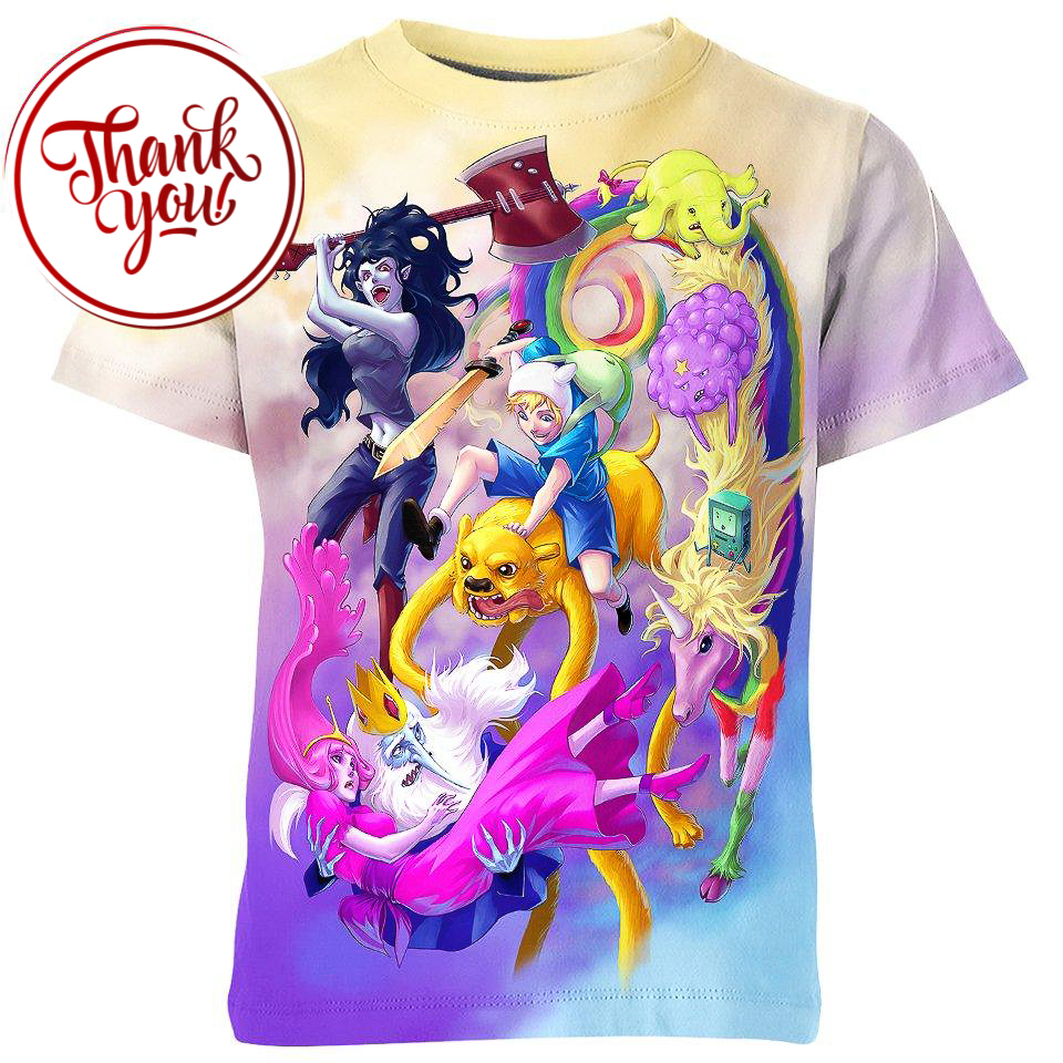 What Time Is It - Adventure Time 3D Print Unisex T-Shirt