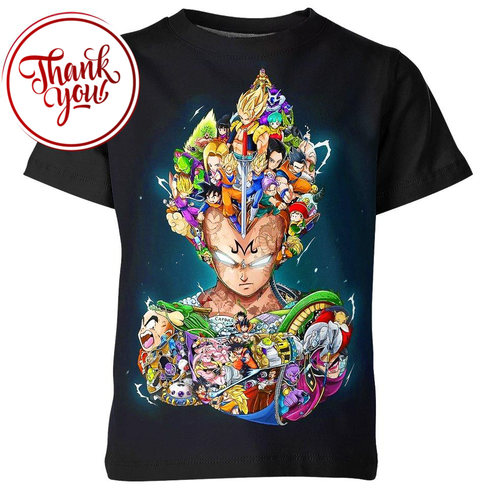 Dragon Ball Fusion Vegeta 3D Print Unisex T-Shirt