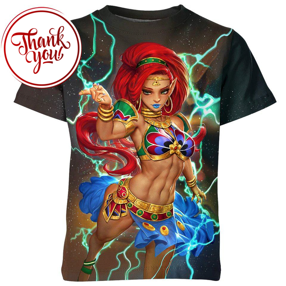 Mysterious Beautiful Urbosa - Zelda 3D Print Unisex T-Shirt