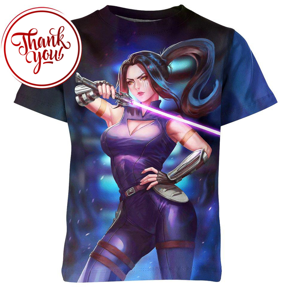 Gorgeous Psylocke Marvel 3D Print Unisex T-Shirt