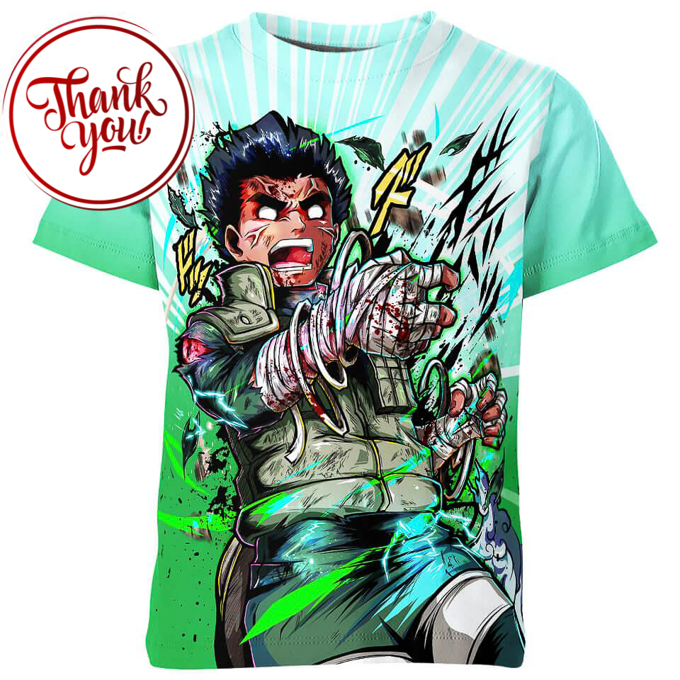 Super Version Rock Lee 3D Print Unisex T-Shirt