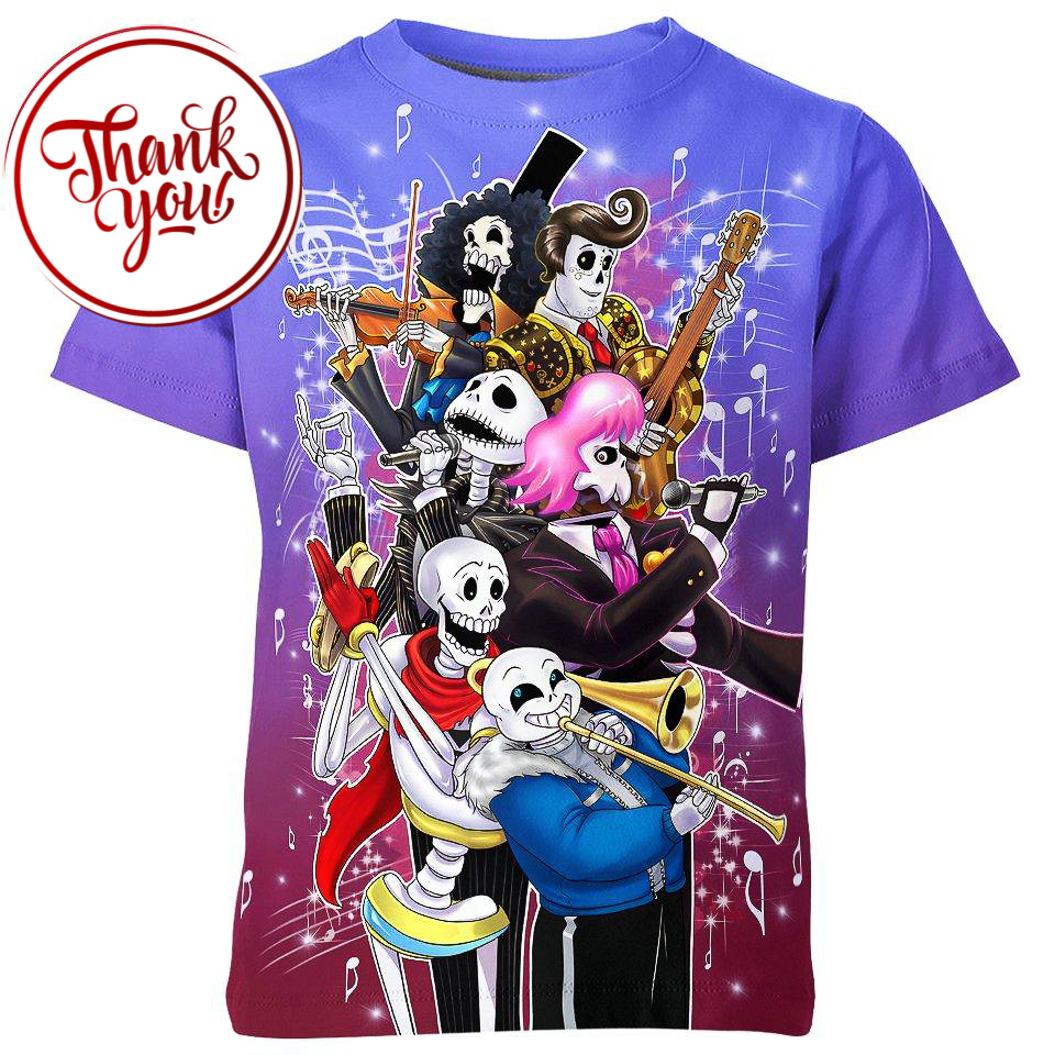 Death Metal Skeleton Crew - Skull 3D Print Unisex T-Shirt