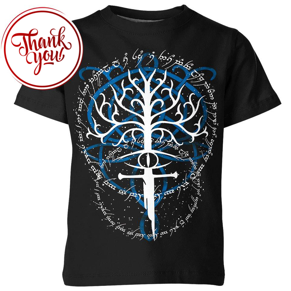 The Legacy of The Shards of Narsil Lord of the Rings 3D Print Unisex T-Shirt