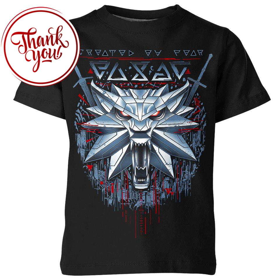 Created By Fear - The Witcher Game 3D Print Unisex T-Shirt