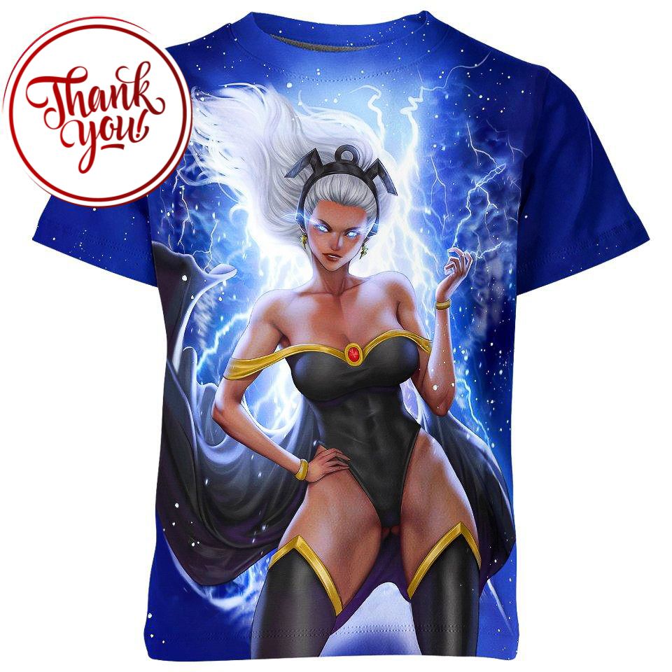 Super Hot Storm Marvel 3D Print Unisex T-Shirt