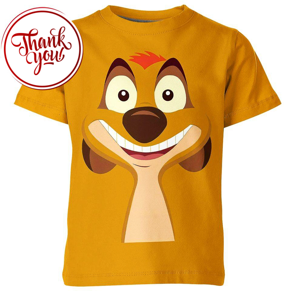 Timon Blows Away The Sadness - Lion King 3D Print Unisex T-Shirt