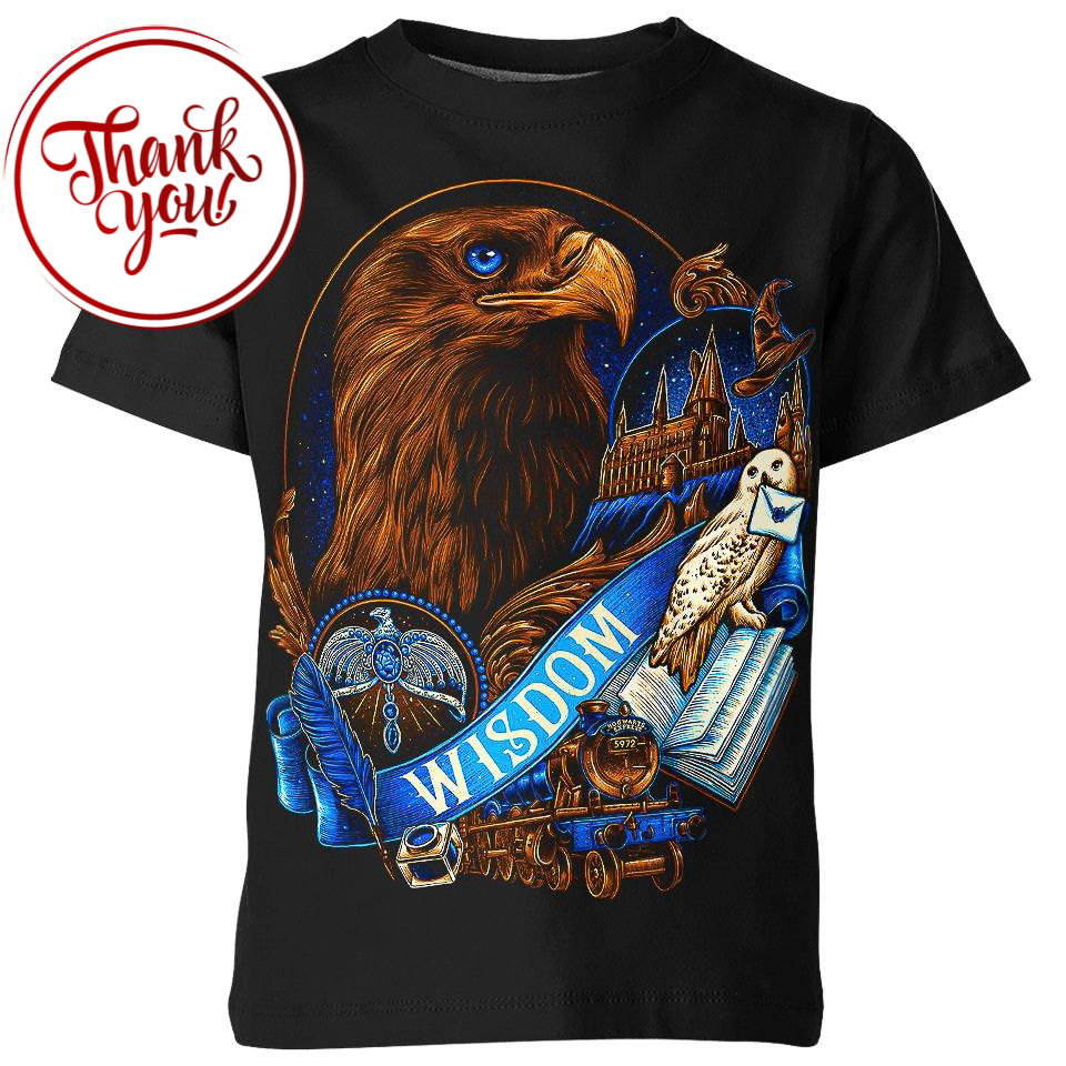 House of the Wise Harry Potter 3D Print Unisex T-Shirt