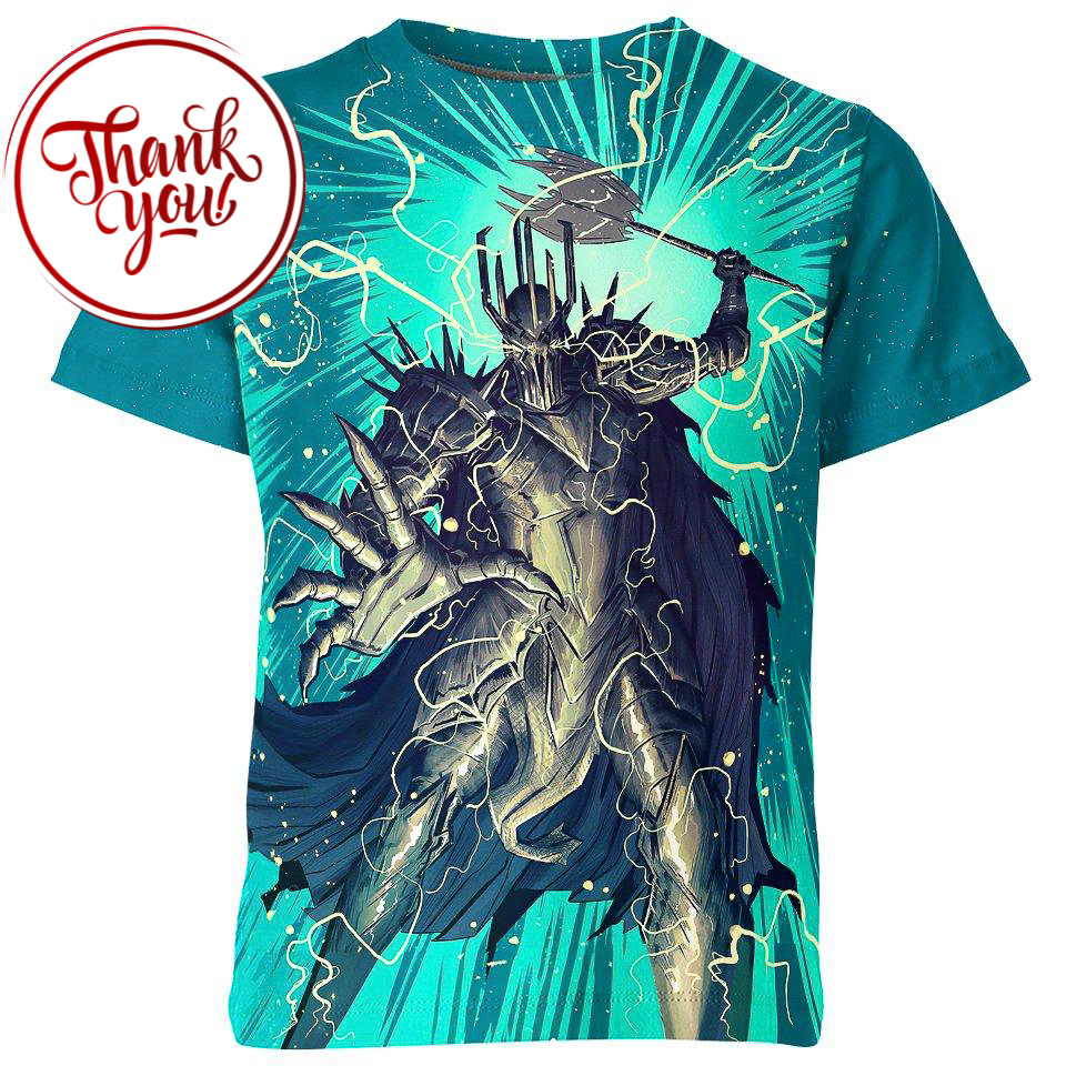 Silver Knight - Lord of the Rings 3D Print Unisex T-Shirt